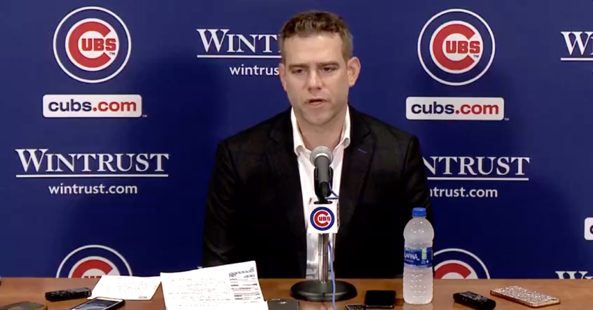 Chicago Cubs President of Baseball Operations Theo Epstein held a press conference to cap off the 2019 season and look ahead to the future.