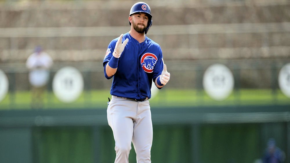 Giambrone has some pop in his bat (Joe Camporeale - USA Today Sports)