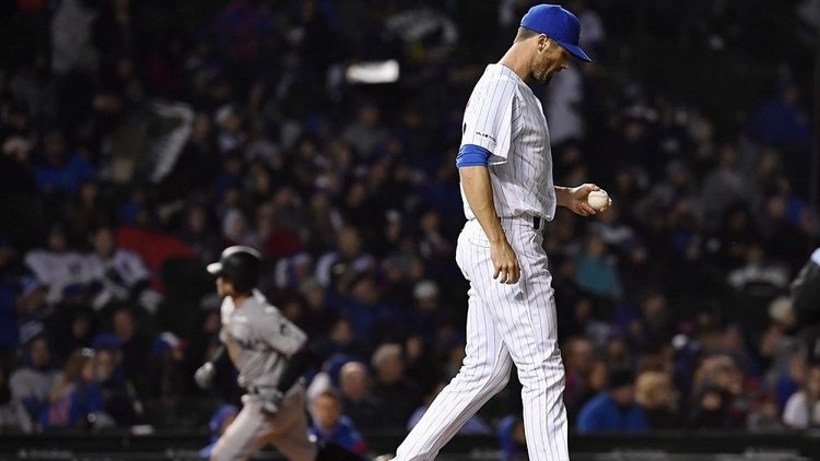 The Miami Marlins slowly chipped away at the Chicago Cubs after falling into an early 3-run hole. (Credit: Quinn Harris-USA TODAY Sports)