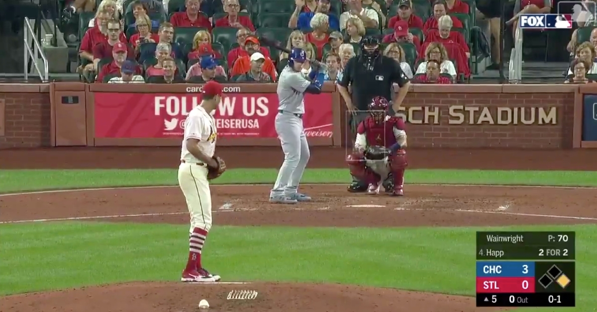 Chicago Cubs center fielder Ian Happ recorded his second home run of the night with a 2-run shot in the fifth frame.
