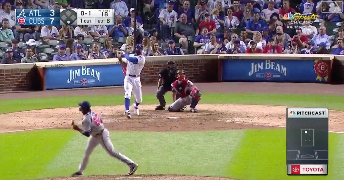 Cubs outfielder Jason Heyward smacked a yard ball against his erstwhile organization.