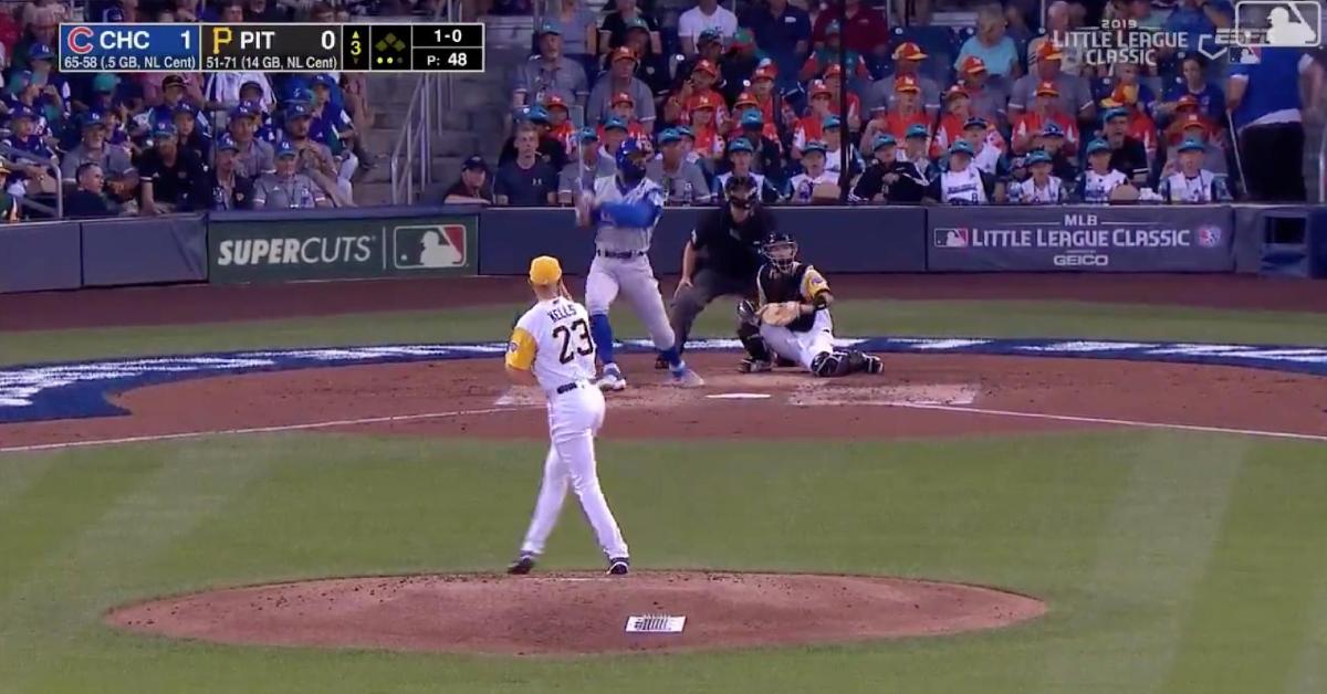 Jason Heyward hit the Cubs' 49th opposite-field dinger of the year, which is the highest such total in the big leagues.