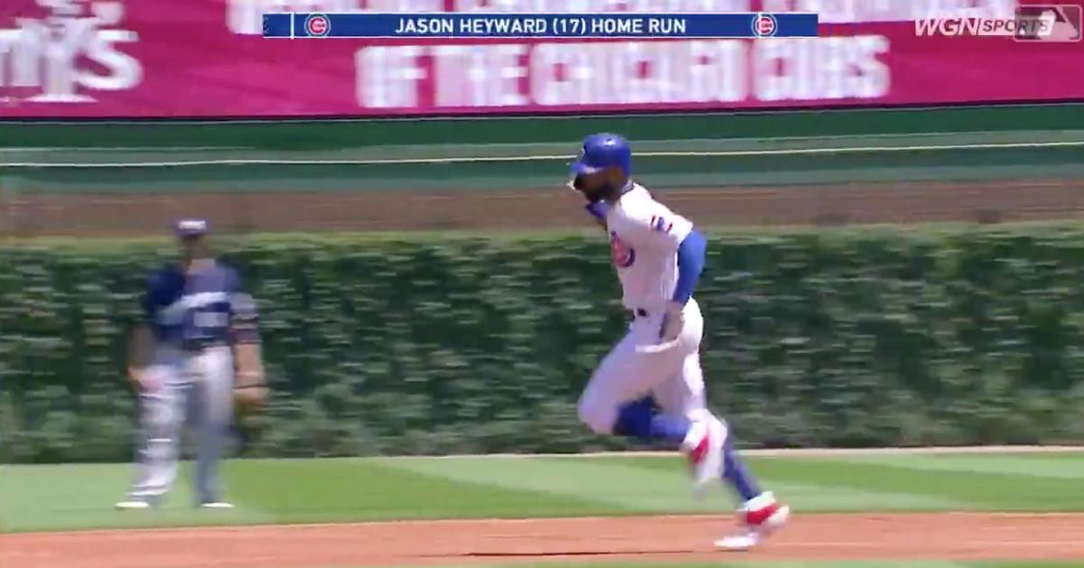 For the ninth time in his career and the second time in three days, Jason Heyward hit a leadoff home run on Sunday.
