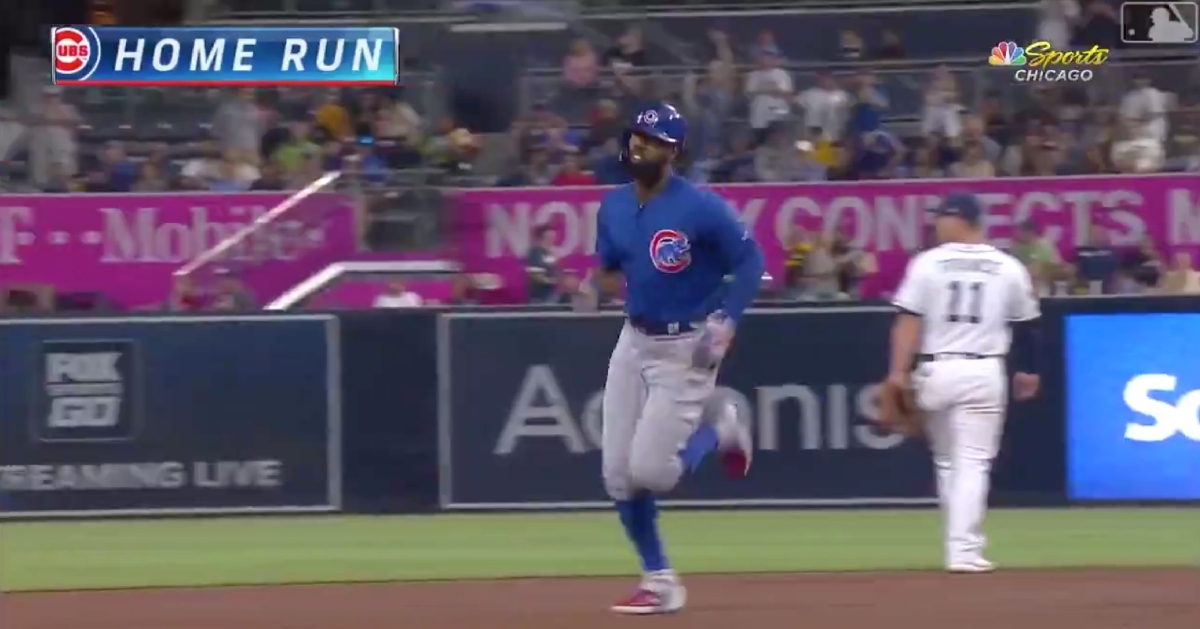 Chicago Cubs outfielder Jason Heyward collected his 20th home run of the year on a 2-run dinger at Petco Park.