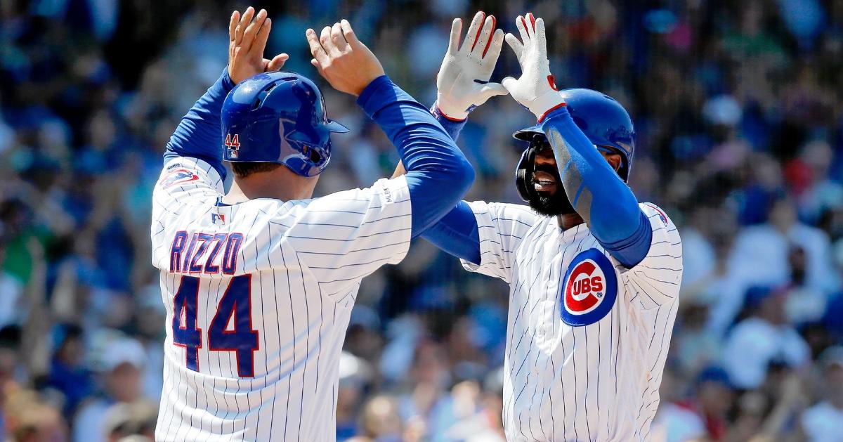Anthony Rizzo (left) expressed his full support for Jason Heyward (right) in his impassioned postgame remarks.