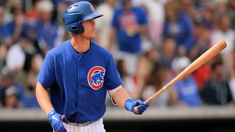 Cubs infielder Nico Hoerner pulled off a trick shot in batting practice. (Credit: Joe Camporeale-USA TODAY Sports)