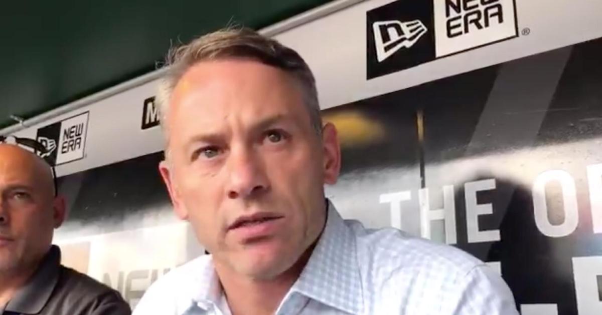 On Friday, Chicago Cubs general manager Jed Hoyer spoke with reporters about a variety of topics, including walking his dog.