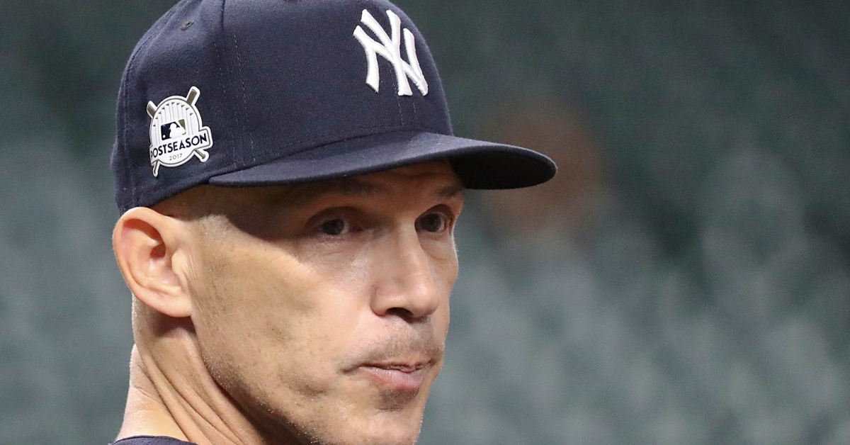 Former New York Yankees manager Joe Girardi is considered a strong candidate to become the Chicago Cubs' next skipper. (Credit: Thomas B. Shea-USA TODAY Sports)