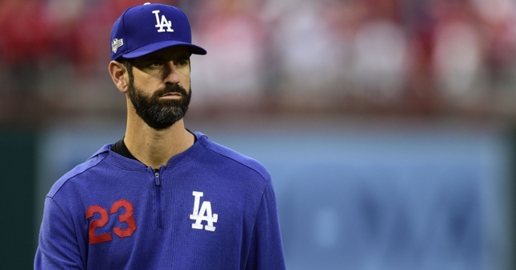 Former Chicago Cubs pitcher Mark Prior is the new pitching coach for the Los Angeles Dodgers. (Credit: Tommy Gilligan-USA TODAY Sports)
