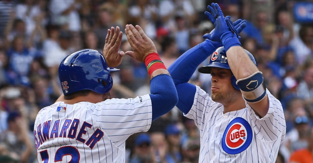 Hoerner and Schwarber in the lineup today (Matt Marton - USA  Today Sports)