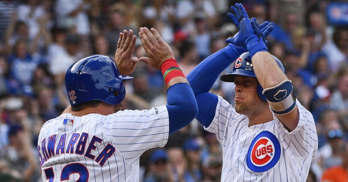 Hoerner and Schwarber in the lineup today (Matt Marton - USA Today Sports)