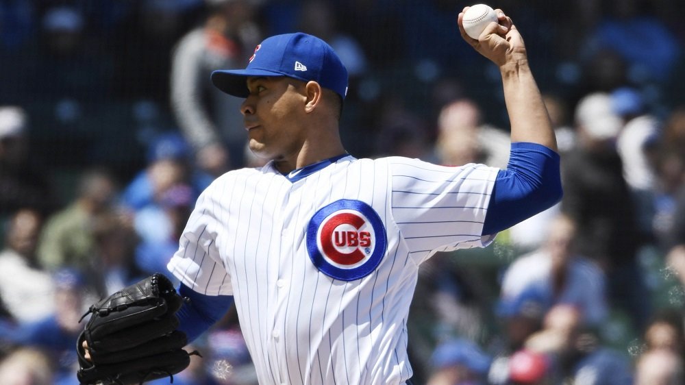 Cubs starting pitcher Jose Quintana received no run support on the afternoon. (Credit: David Banks-USA TODAY Sports)
