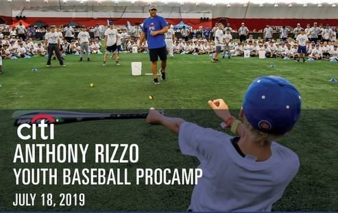 Cubs News: Anthony Rizzo announces 4th annual Youth Baseball camp