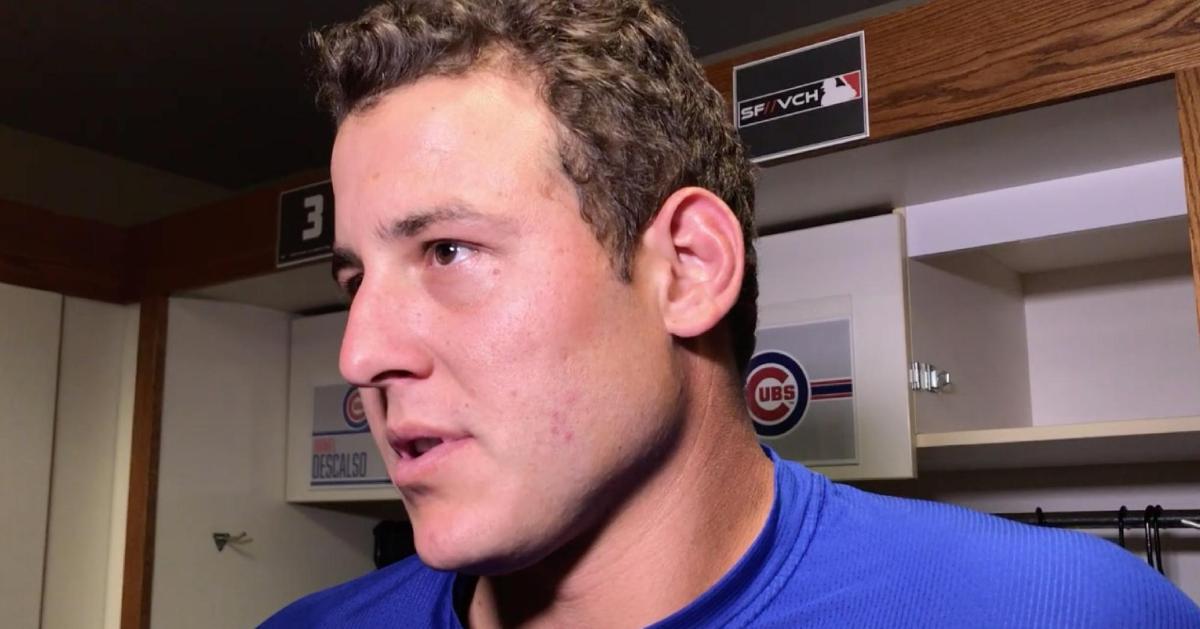 Following Wednesday's game, Anthony Rizzo was still in a sour mood over his fifth-inning ejection.