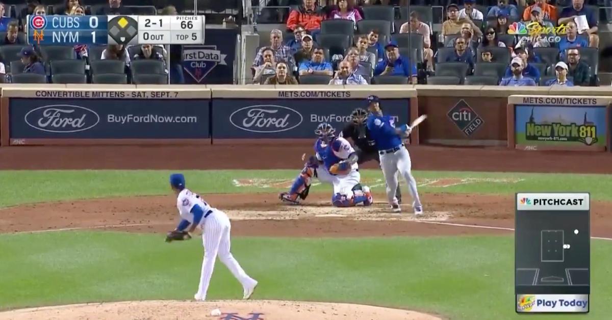 Chicago Cubs second baseman Addison Russell hit a go-ahead 2-run homer at Citi Field.