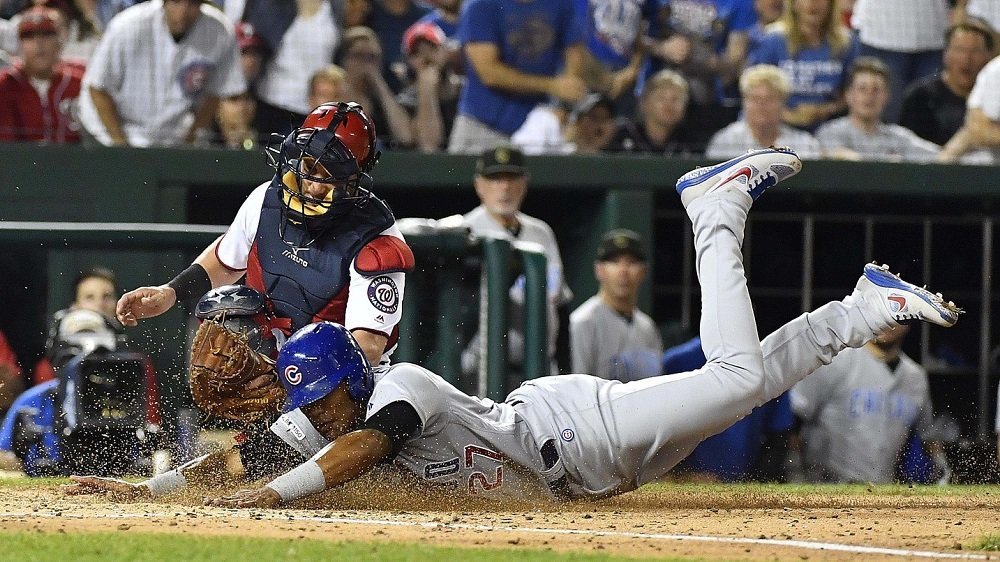 The Cubs were never able to seriously threaten the Nationals in the 5-2 Chicago defeat. (Credit: Brad Mills-USA TODAY Sports)