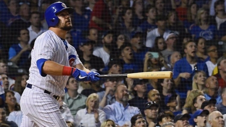 Kyle Schwarber hammered a 467-foot moonshot for his longest home run of the season thus far. (Credit: Matt Marton-USA TODAY Sports)