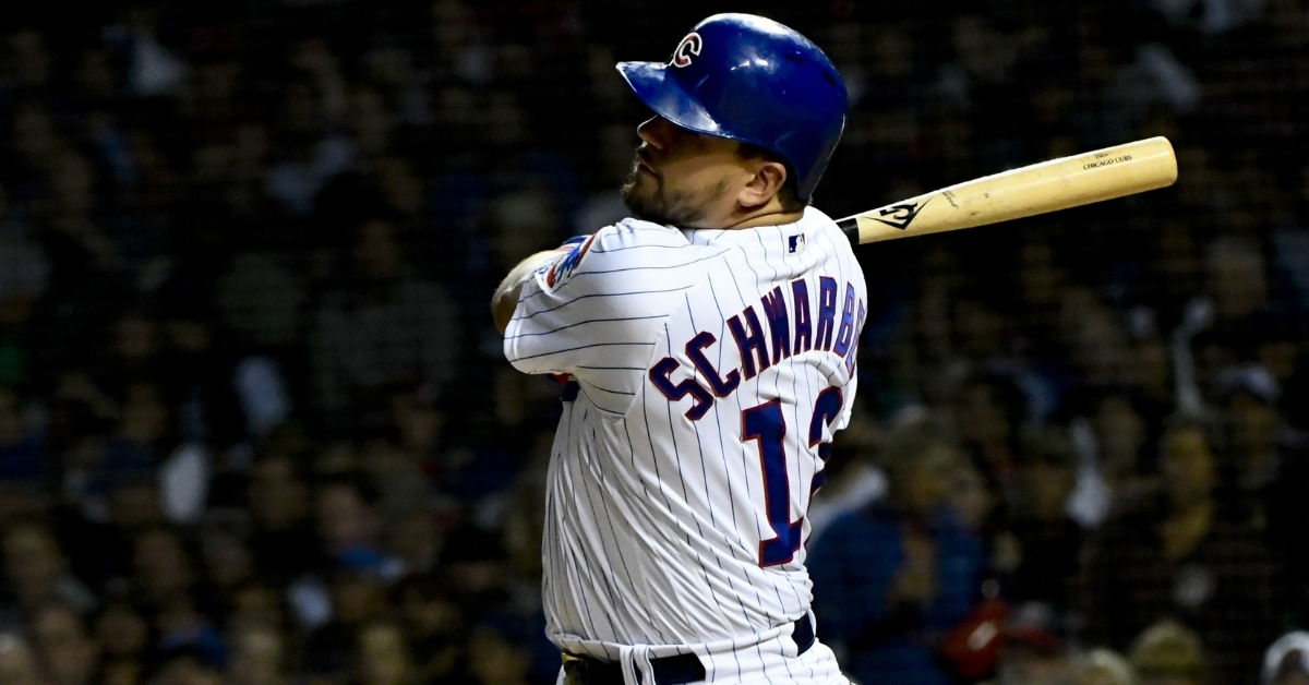 Schwarber has improved as a left fielder with the Cubs (Matt Marton - USA Today Sports)