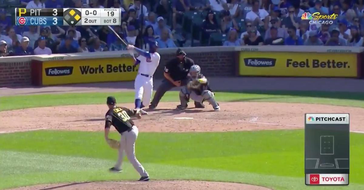 Chicago Cubs right fielder Jason Heyward pushed the winning run across via an eighth-inning RBI single. (Credit: Jeff Hanisch-USA TODAY Sports)
