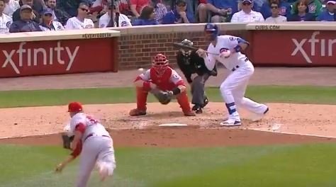 WATCH: Kris Bryant records his first bunt-single of career
