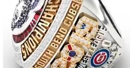 LOOK: Amazing championship rings for South Bend Cubs