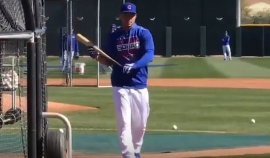 WATCH: Cubs taking batting practice, warming up on Wednesday (11 videos)