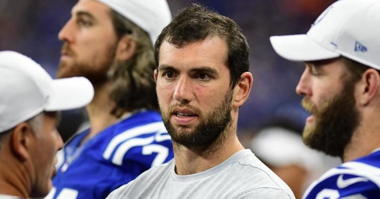 In the midst of the preseason clash between the Bears and the Colts, it was reported that Andrew Luck was planning to retire. (Credit: Thomas J. Russo-USA TODAY Sports)