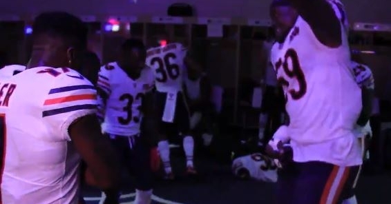 WATCH: Bears celebrate by dancing in 'Club Dub' after win