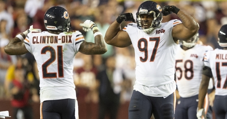 The Chicago Bears' defense dominated for most of the game, forcing Washington Redskins quarterback Case Keenum into making several crucial mistakes. (Credit: Tommy Gilligan-USA TODAY Sports)