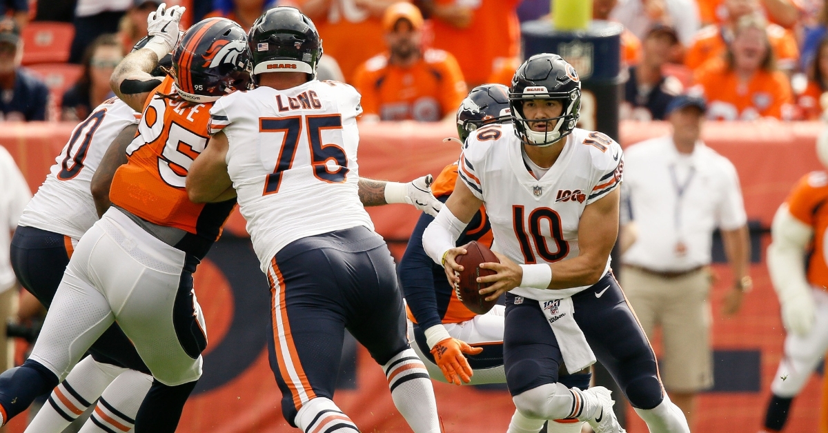 Has the offensive line play held the Bears back?