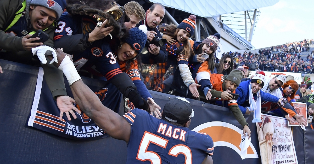 How has previous Bears' playoff teams stood at the bye week?