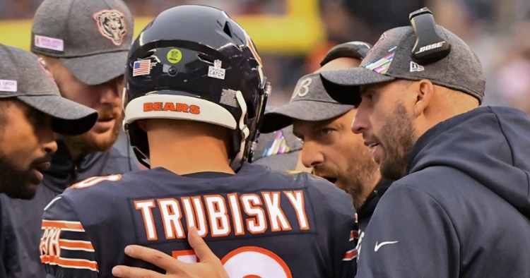 Trubisky was benched in favor of Nick Foles (Matt Marton - USA Today Sports)
