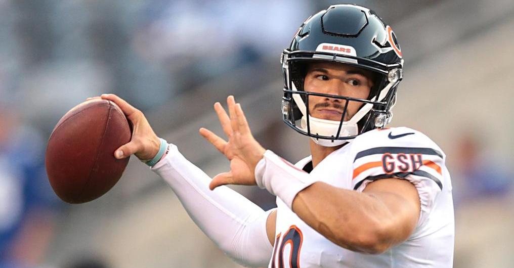 Mitchell Trubisky replaced under center as Bears fall to Rams