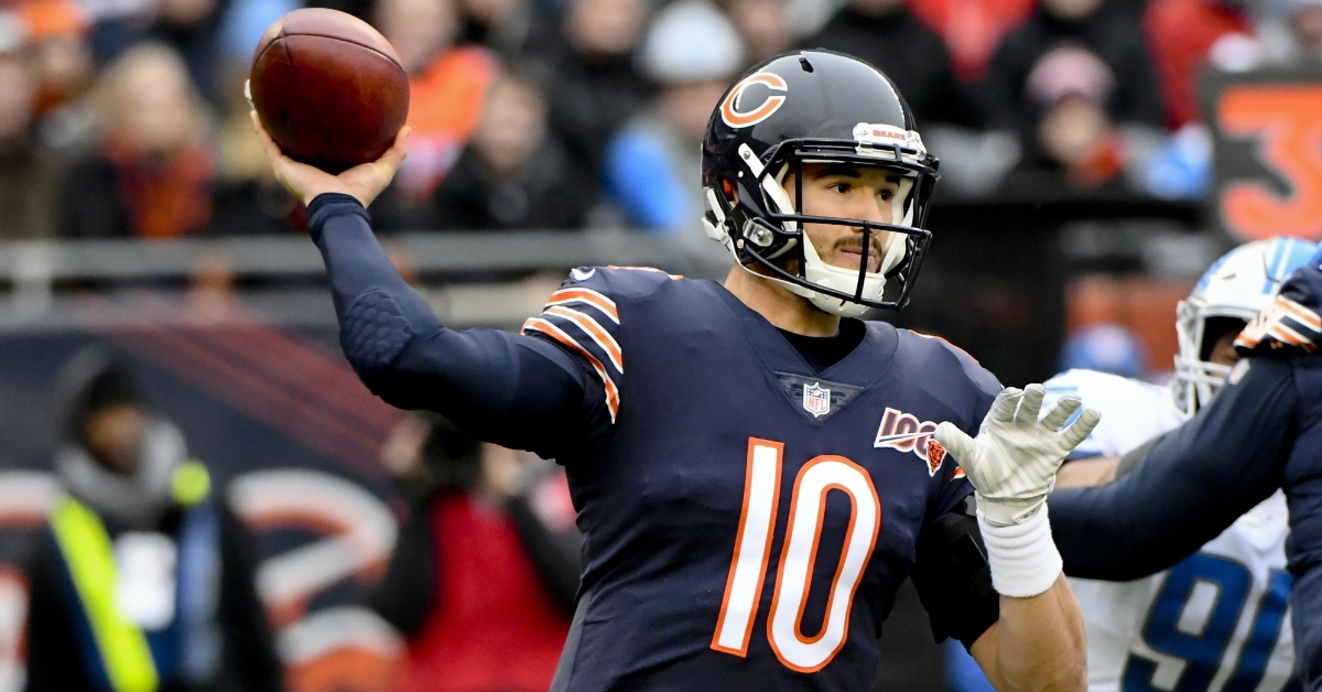 Chicago Bears quarterback Mitchell Trubisky fared well in the Bears' 20-13 win over the Detroit Lions. (Credit: Matt Marton-USA TODAY Sports)