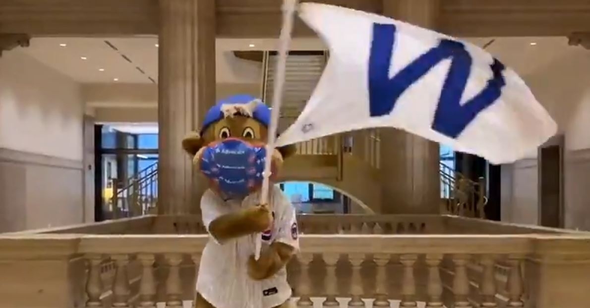 Clark the Cub is ready for the postseason