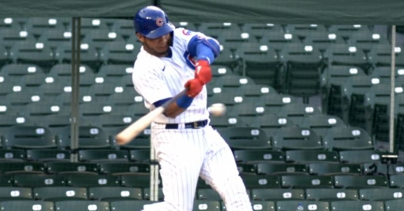 Willy smacked a homer in the 2nd inning