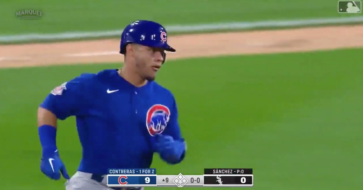 Willson Contreras' second long ball of the game served as his seventh home run and 26th RBI of the season.