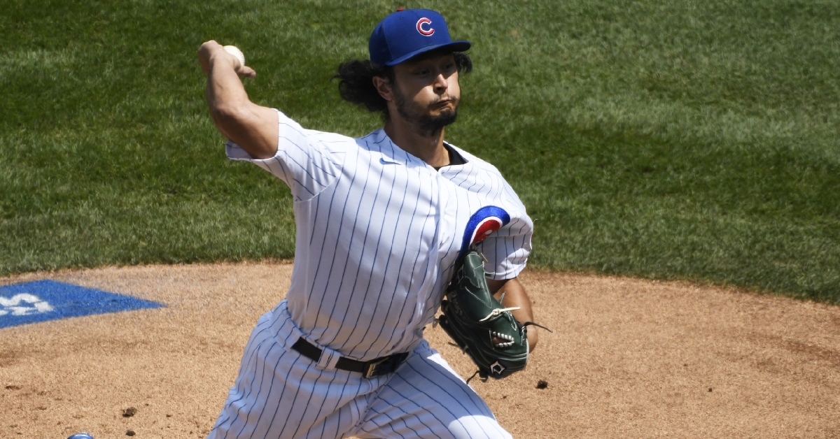Cubs ace Yu Darvish fanned 10 White Sox batters in a winning start on Sunday. (Credit: David Banks-USA TODAY Sports)