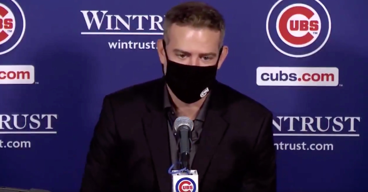 Chicago Cubs President of Baseball Operations Theo Epstein addressed the media, via Zoom, on Monday.