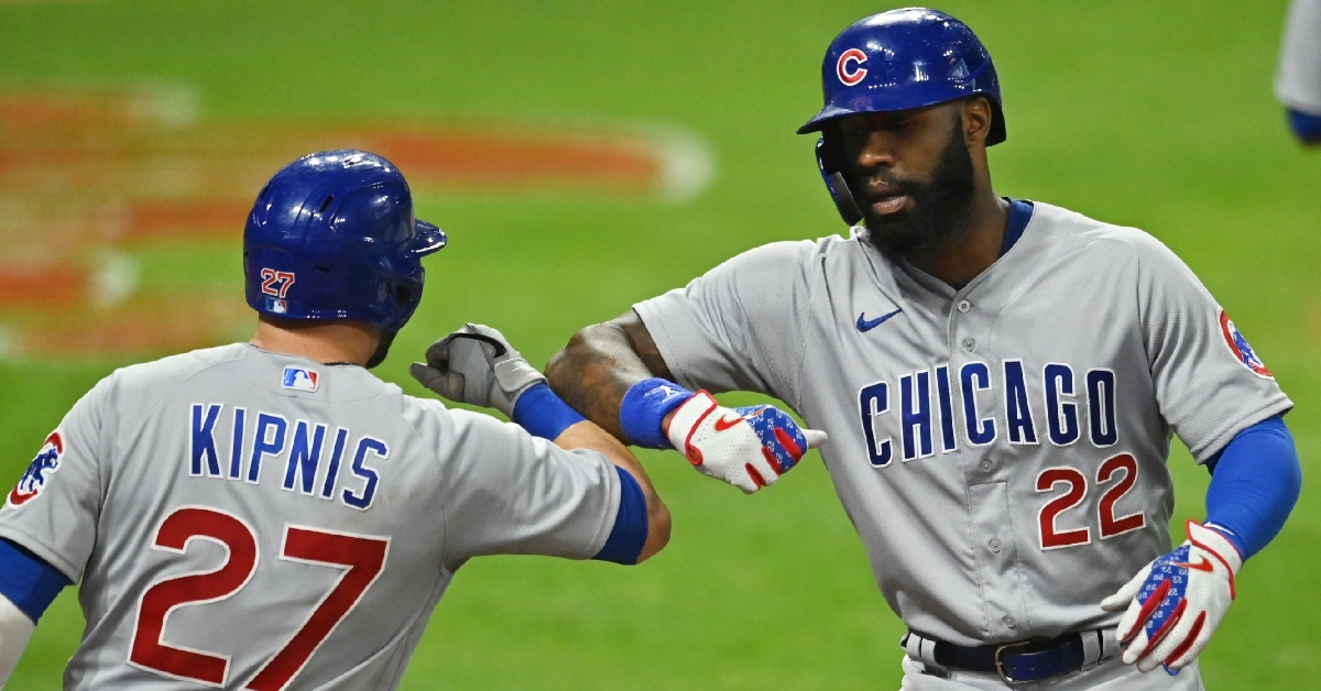 Jason Heyward and Jason Kipnis did some damage at the plate in the Cubs' 7-1 triumph. (Credit: Ken Blaze-USA TODAY Sports)