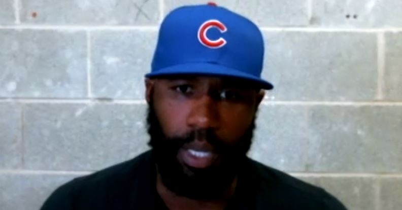 Jason Heyward talked to the media Wednesday night