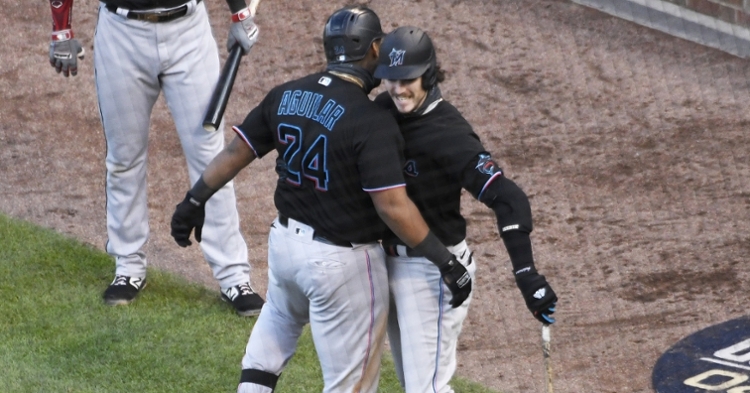 The Marlins scored five runs via two homers in the seventh inning, and the Cubs failed to cut into their deficit, losing 5-1. (Credit: David Banks-USA TODAY Sports)