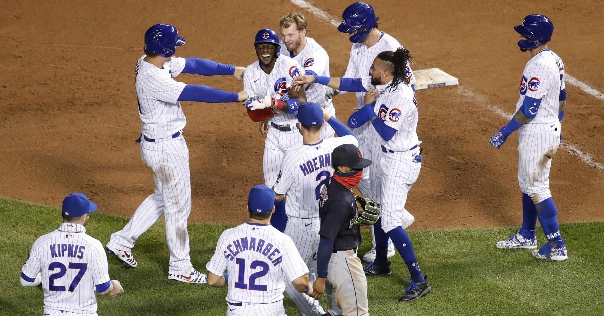 Bases-loaded hit by pitch gifts Cubs walkoff win over Indians