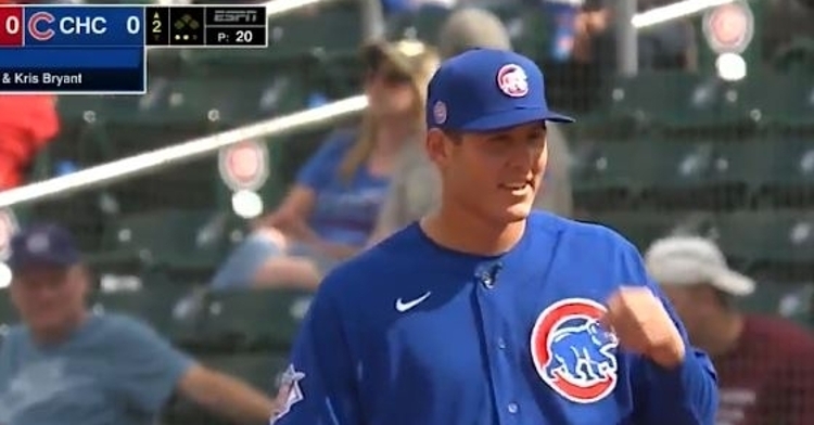 WATCH: Rizzo talks about heckling Chipper Jones during MLB games