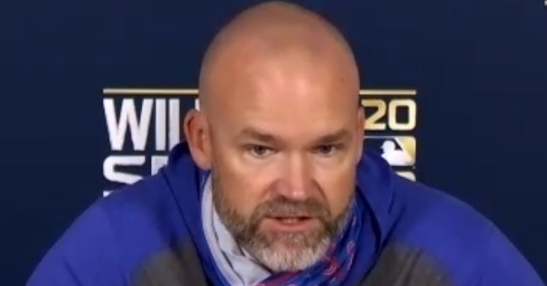 David Ross spoke to the media Friday