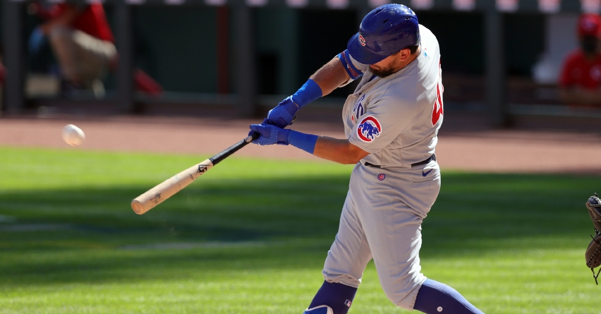 Schwarber was part of a historic performance by the Cubs outfield (Jim Owen - USA Today Sports)