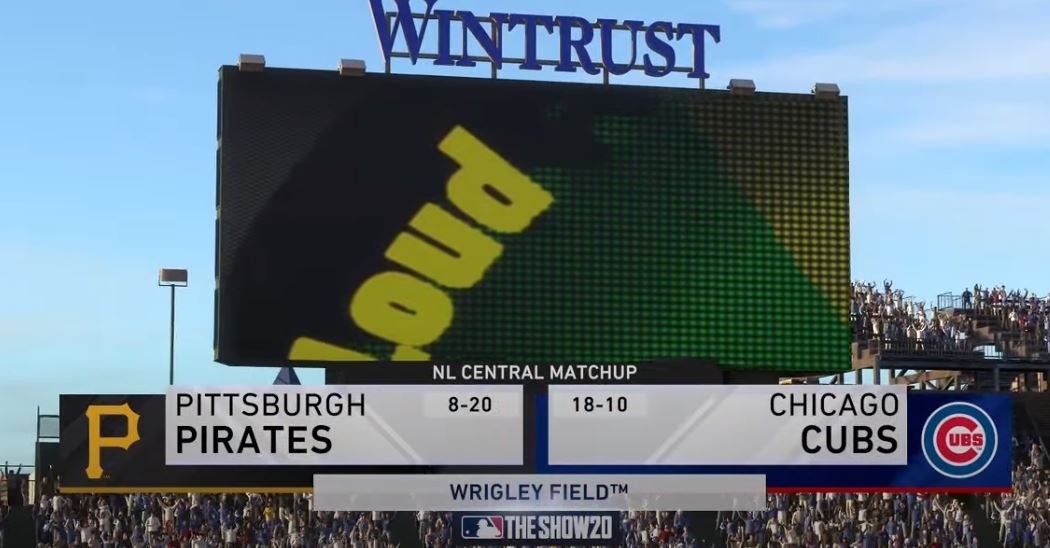 WATCH: Cubs vs. Pirates simulation of MLB The Show 20