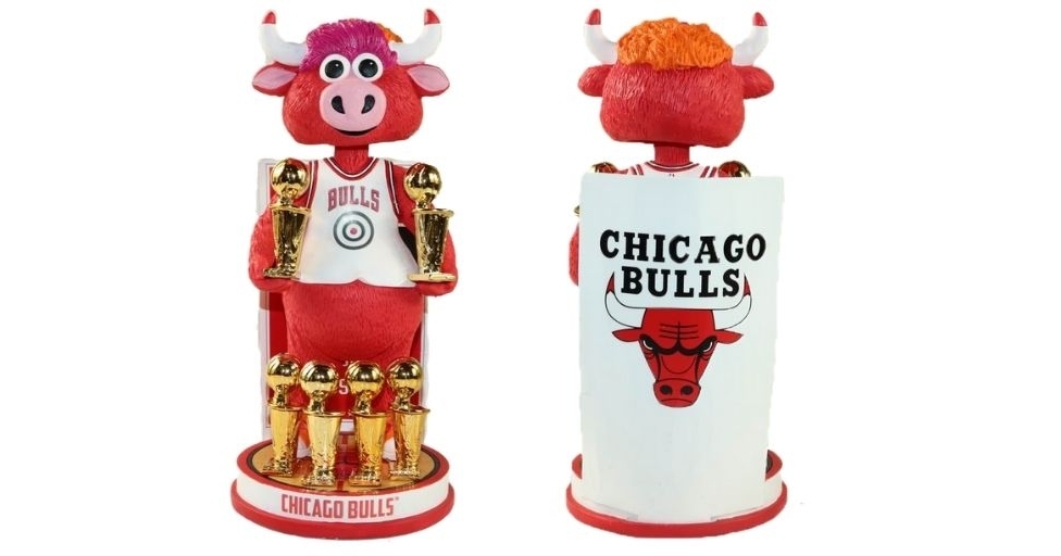Chicago Bulls Six-Time NBA champions bobblehead unveiled