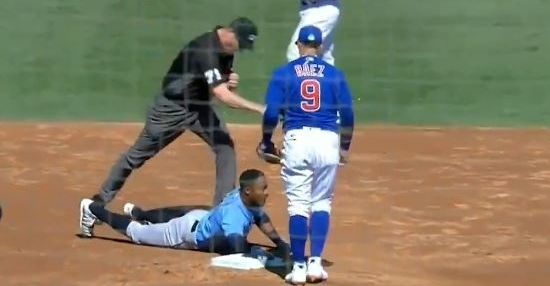 Willson Contreras is all smiles this spring