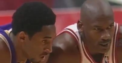 WATCH: Michael Jordan giving Kobe Bryant advice during a game in 1997